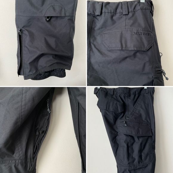 Burton Ski Pants Women M Black Snowboard Adjustable Waist Pockets 2021 - Picture 10 of 13